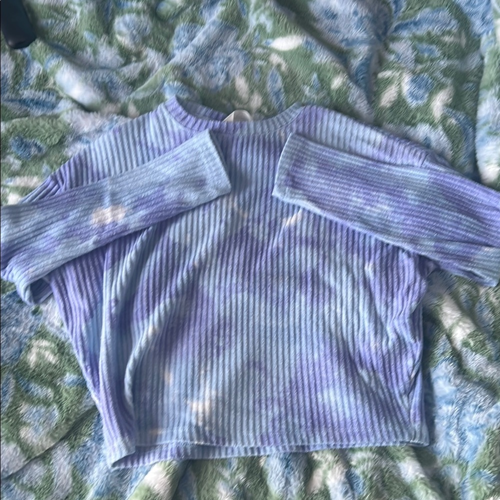 H&M Blue Ribbed Sweater